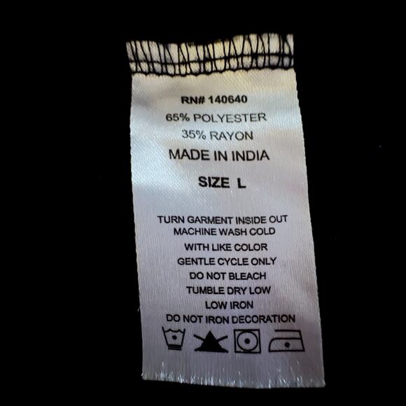 Stronger Together Womens Long Sleeve T Shirt Large Black Pink Ribbon - Picture 11 of 11